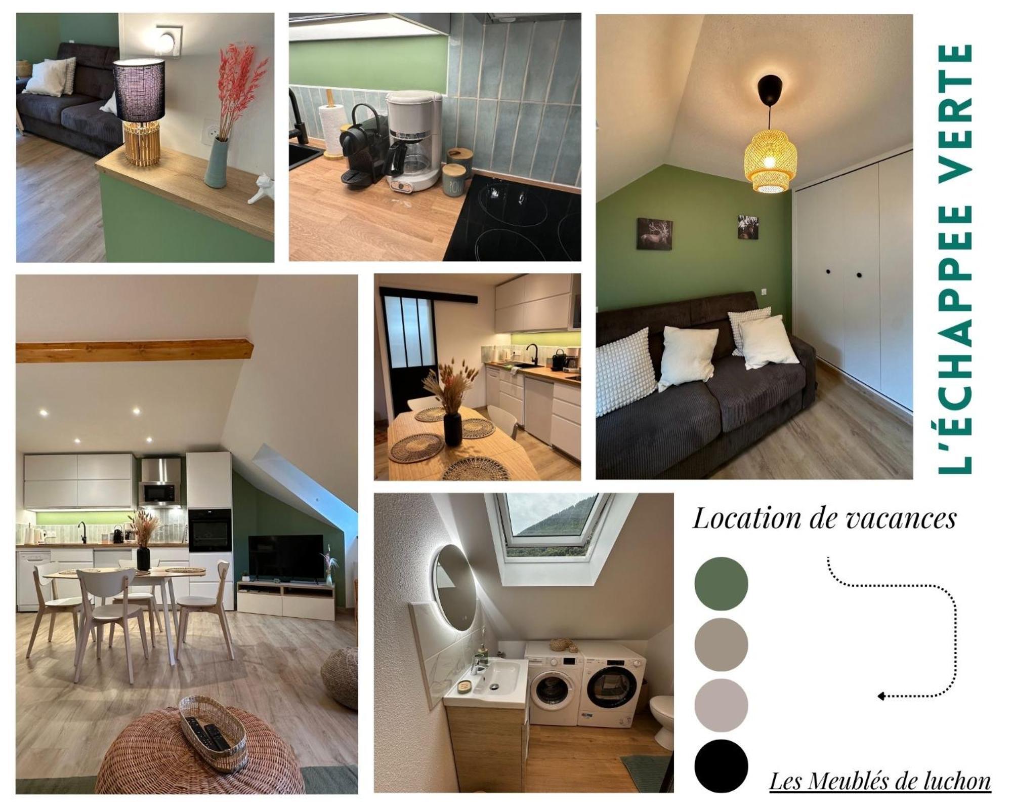 Les Meubles De Luchon - L'Echappee Verte - Centre Luchon, Calme, Wifi Bagnères-de-Luchon 외부 사진